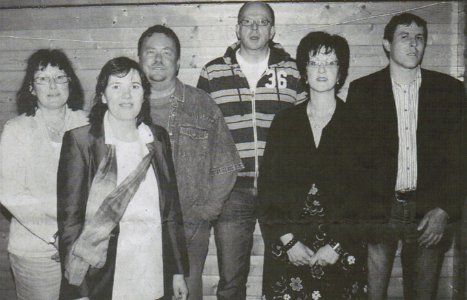 Der Vorstand, v.1.: Claudia Vonderheid, Ana Geiger, Peter Mohr Nielsen, Thomas Rimkus, Beatrix Schmidt-Stieler und Frank Fischer. (Foto:Lchl)